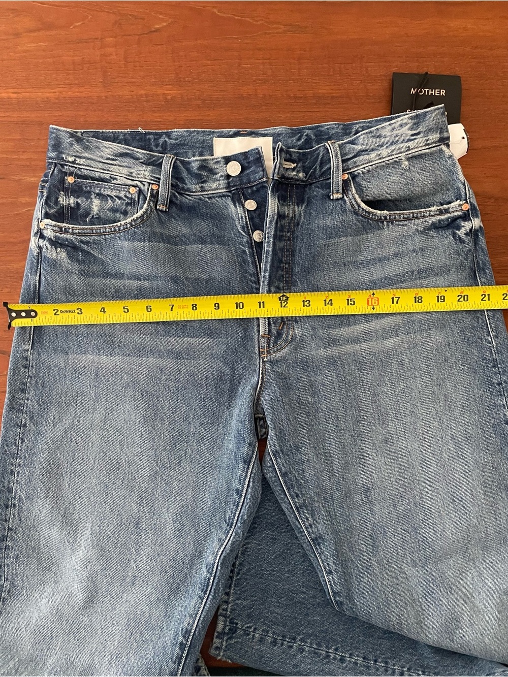 MOTHER Women Jeans High Rise - Light Blue Wash - Picture 8 of 16